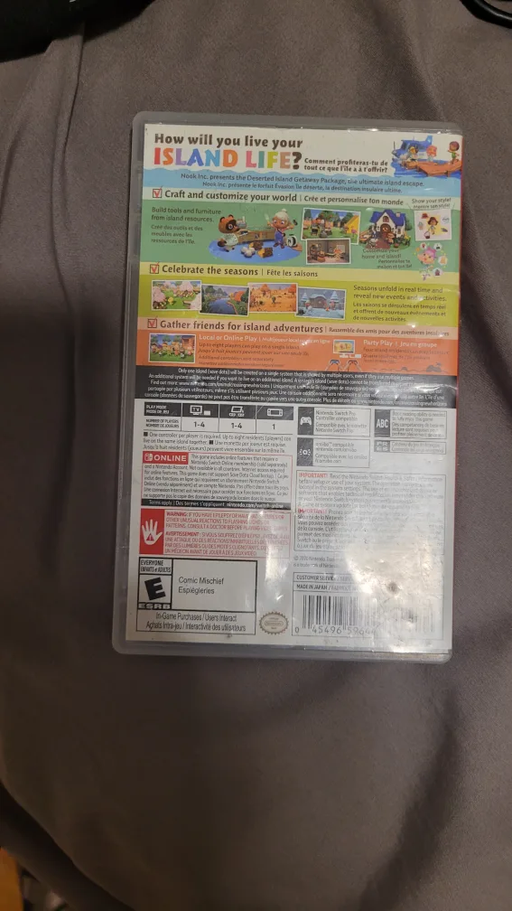 Animal Crossing: New Horizons CASE ONLY. NO GAME. image indicator(3)