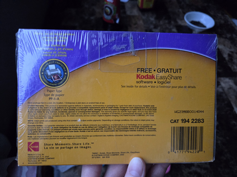 Brand New Kodak Picture Paper 20 Sheets Soft Gloss 4×6 In. - photo 2