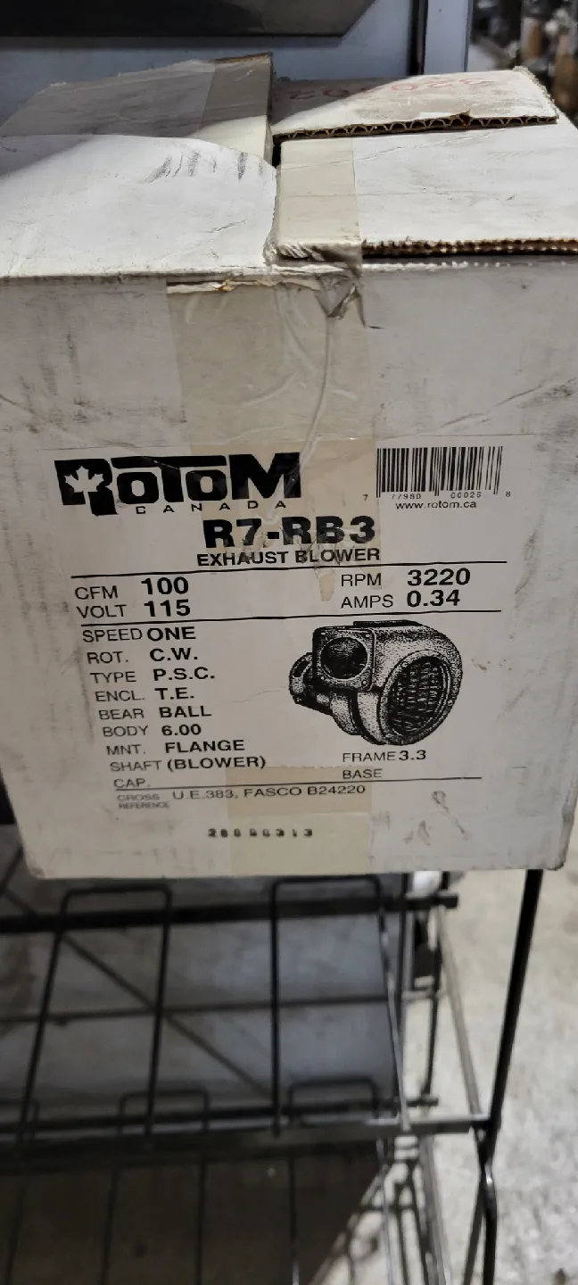 RotoM Canada R7-RB3 Exhaust Blower thumbnail