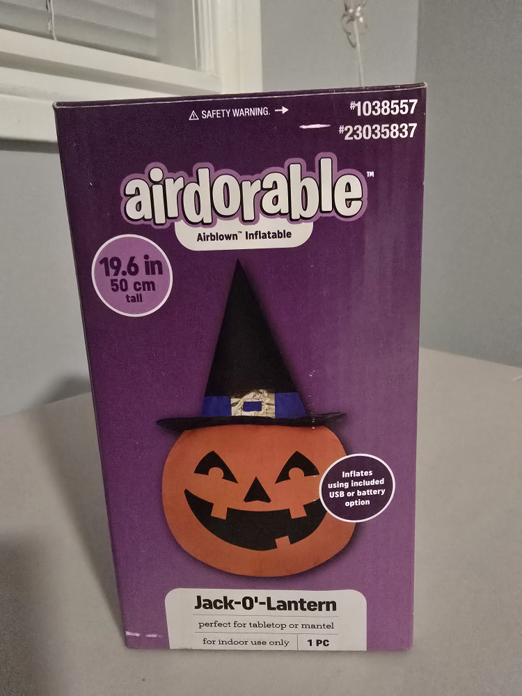 🎃 Inflatable Pumpkin - 19.6 in Tall