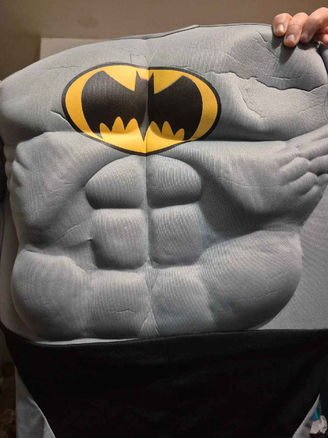 Batman Muscle Chest Costume size m kids. NO MASK thumbnail