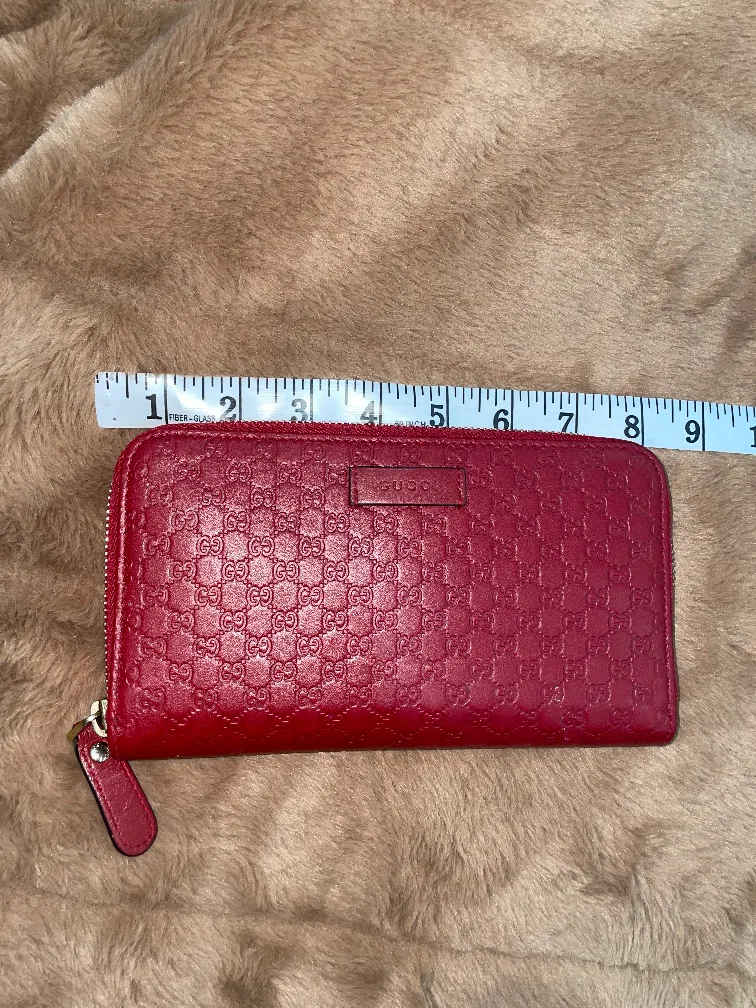 Gucci Guccissima Leather Zip Around Wallet image indicator(4)