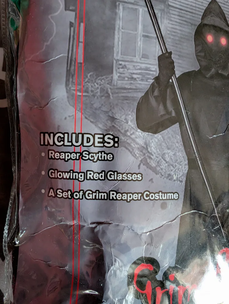 BRAND NEW-Grim Reaper Halloween Costume image indicator(3)