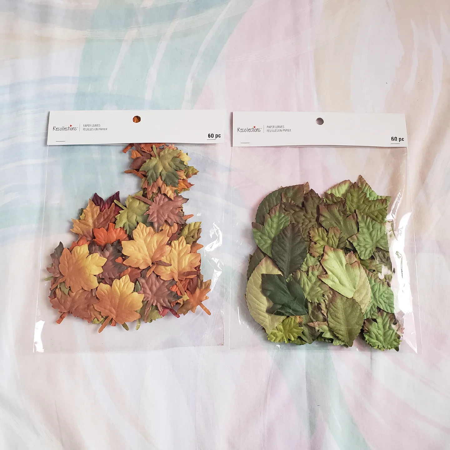 🆕Autumn Paper Leaves Embellishments thumbnail