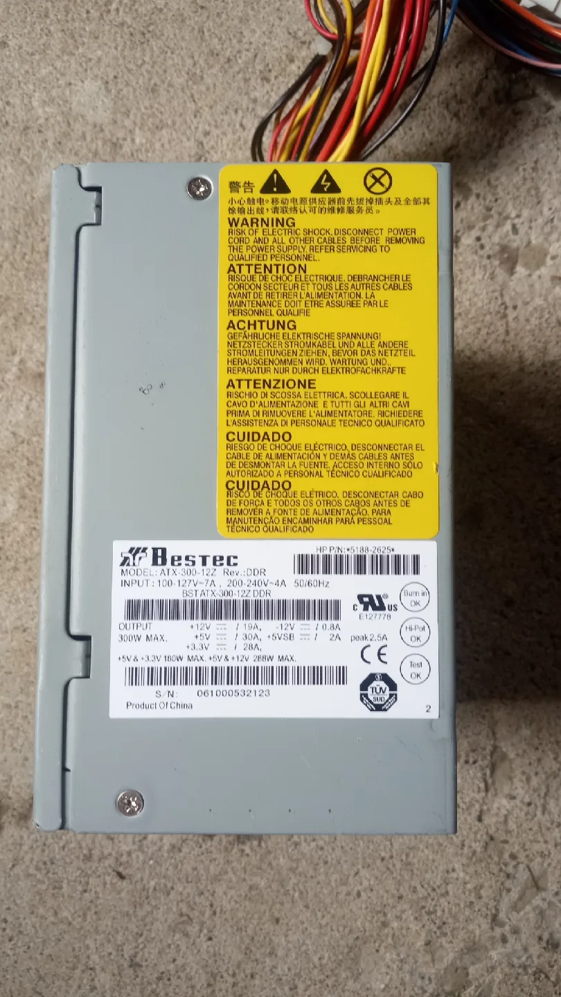 Bestec ATX-300-1ZZ Power Supply