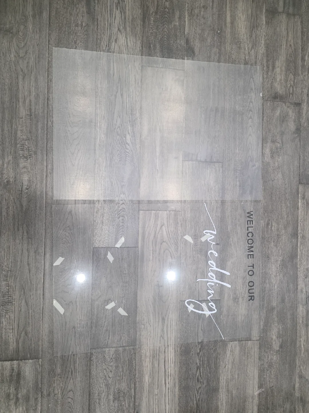 NEW Clear Acrylic Signs - Wedding Welcome Sign image indicator(4)