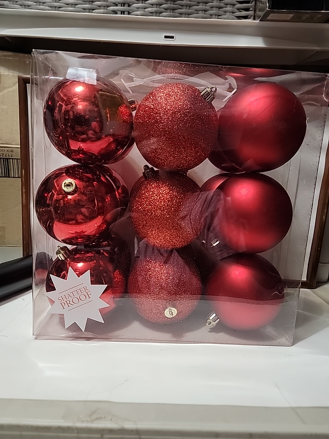 Hobby Lobby Red Christmas Ornaments - 18 pc Set