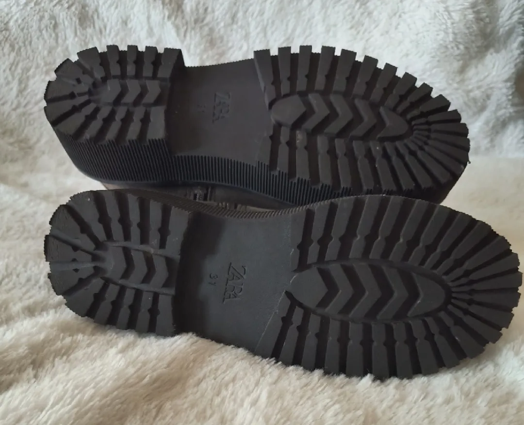 Zara green Ankle Boots Size 31 image indicator(3)