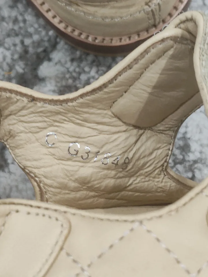 Chanel Cream Sandals Size 37 image indicator(5)
