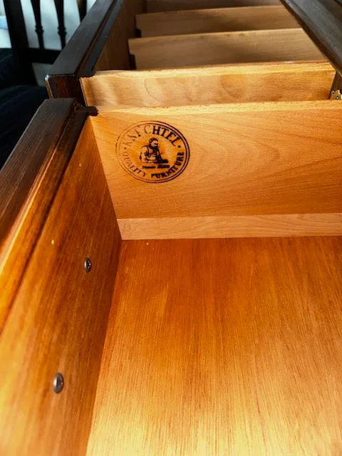 Vintage KATCHEL Quality Furniture Hutch image indicator(2)