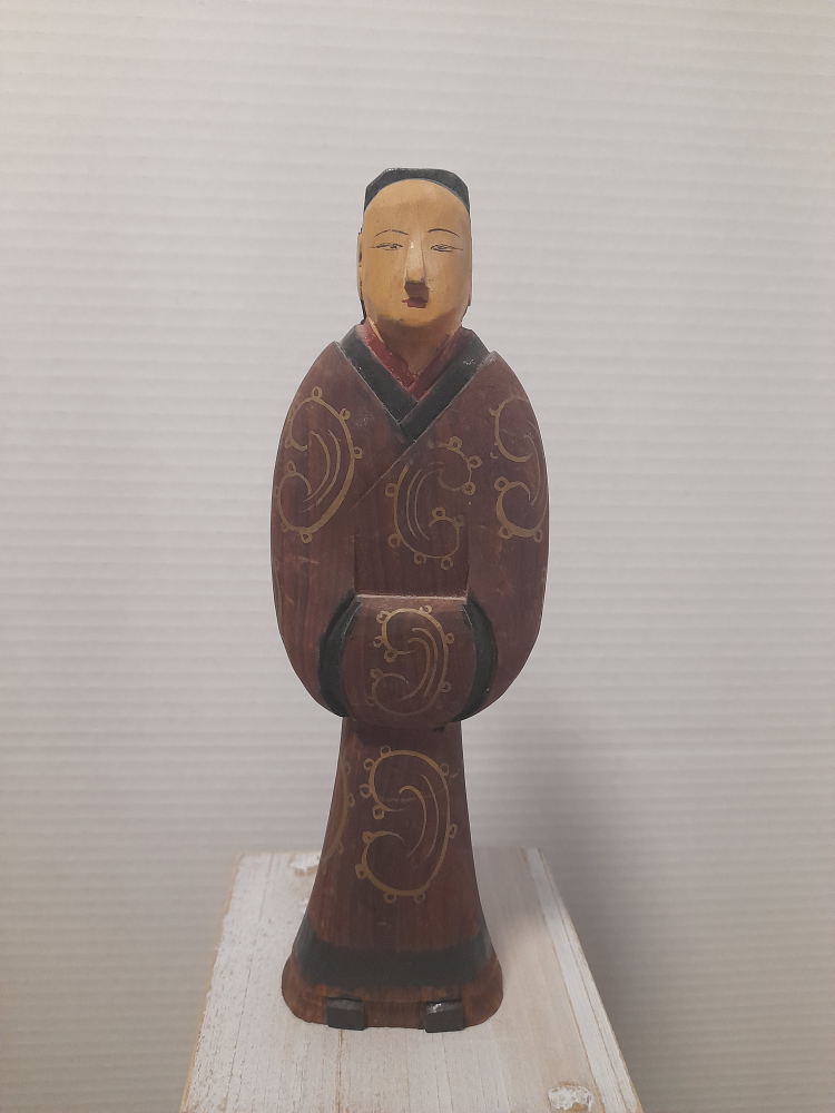 Vintage Hand Carved Wooden Figurine