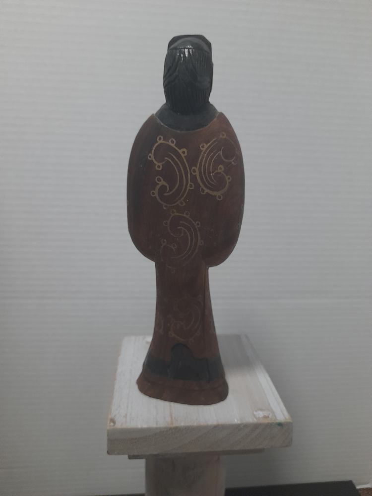 Vintage Hand Carved Wooden Figurine - photo 3