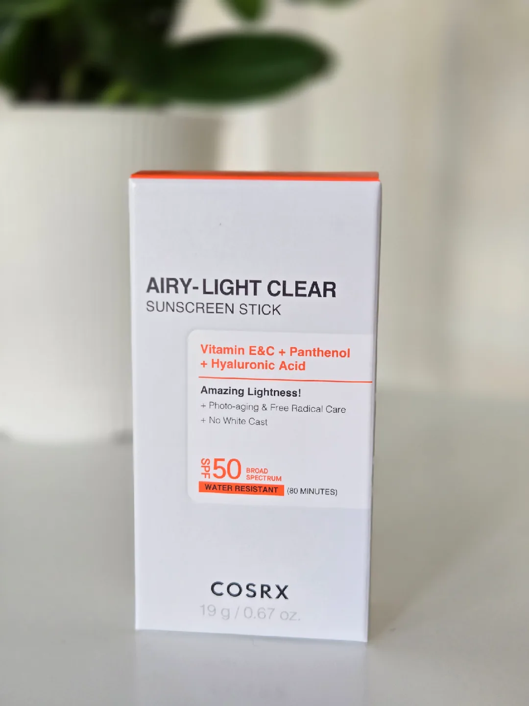 COSRX Airy-Light Clear Sunscreen Stick SPF50 thumbnail