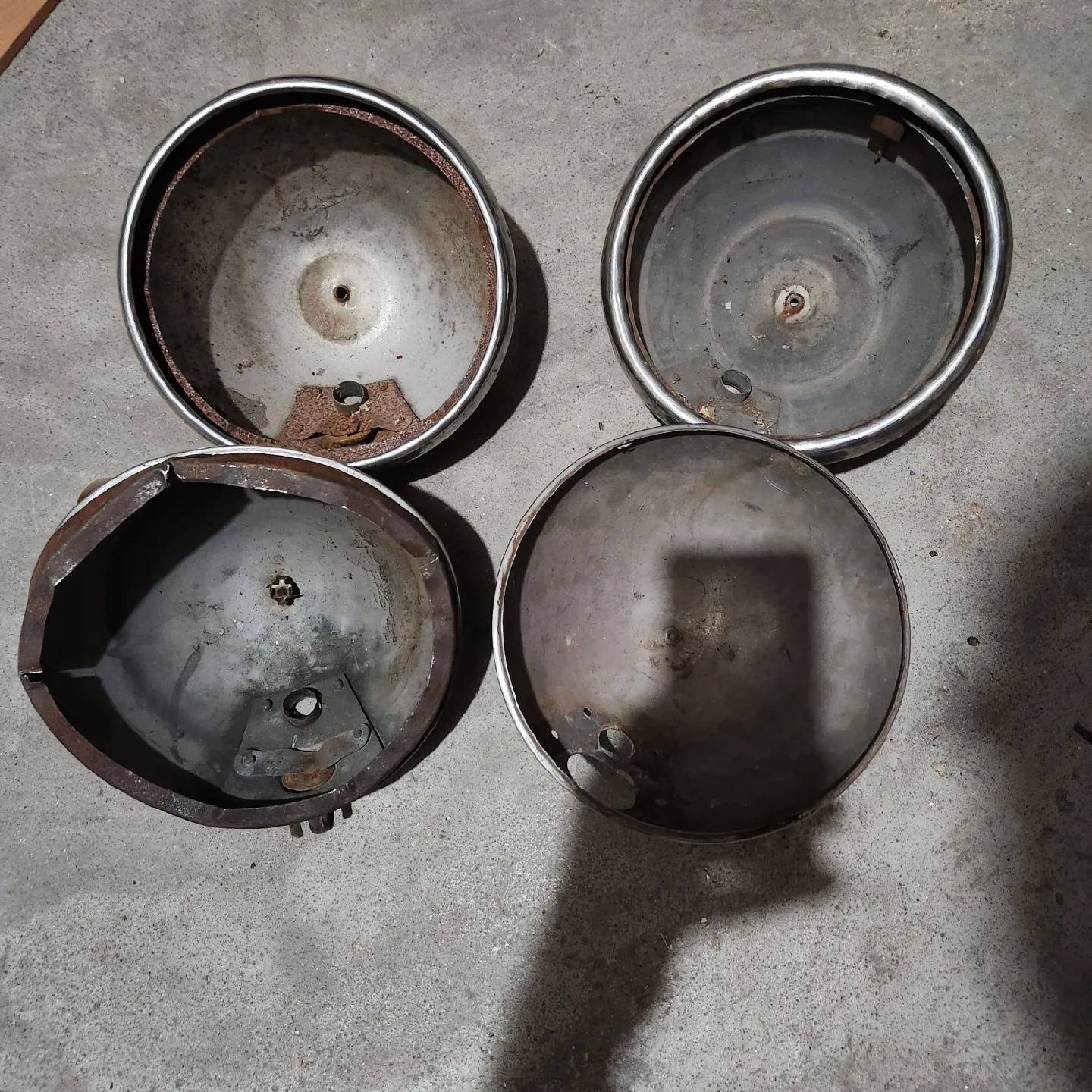Vintage Headlight Housings - 1930 1931 Ford Model A thumbnail