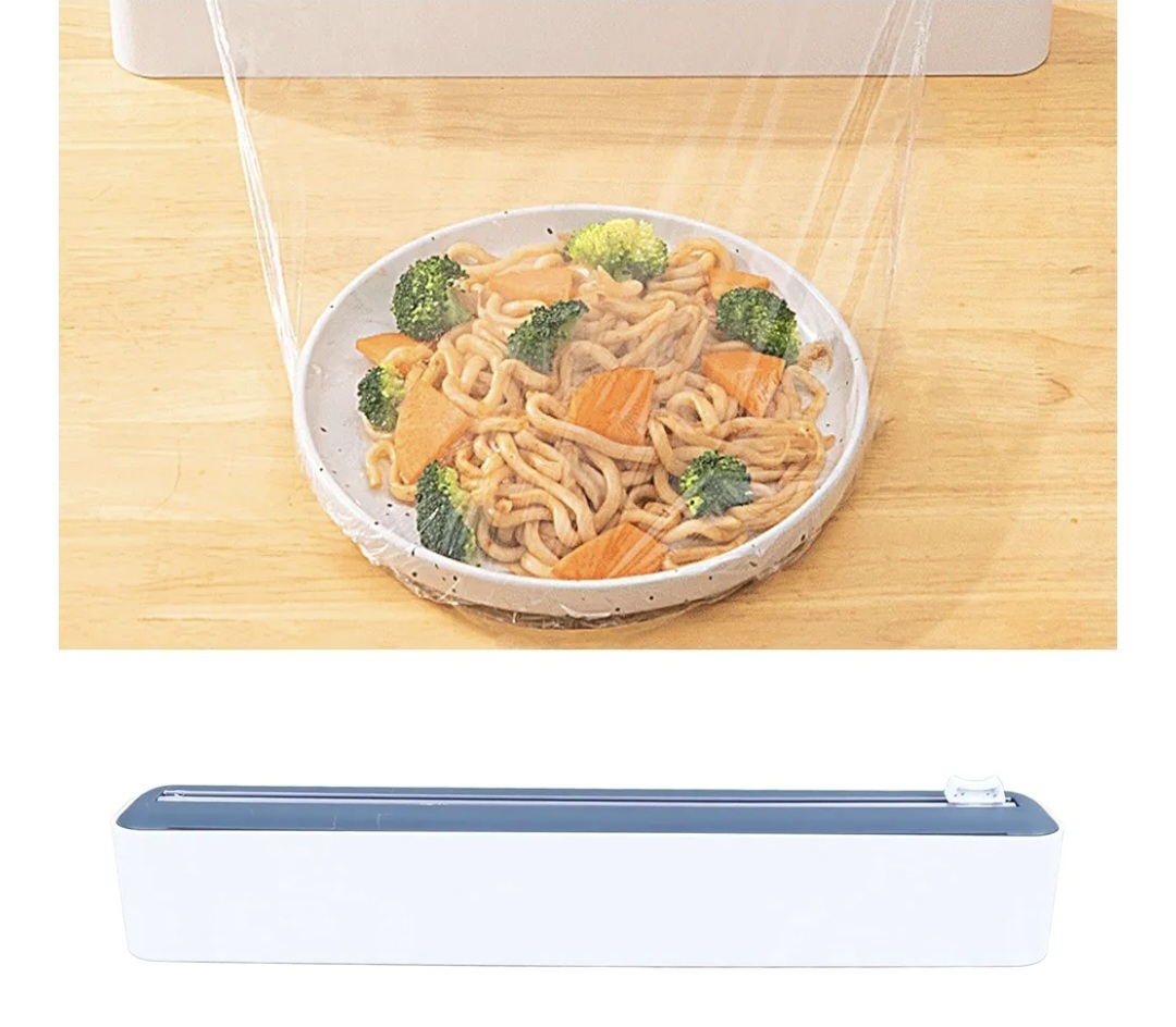 Wrap Dispenser with Cutter, Holder, Space-Saving Organizer - photo 5