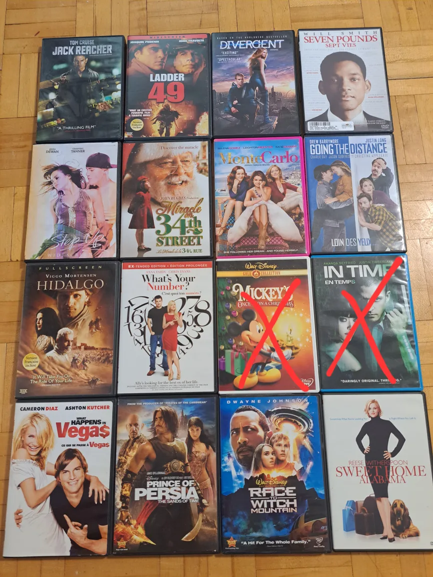 Mixed DVD Movies Lot image indicator(4)