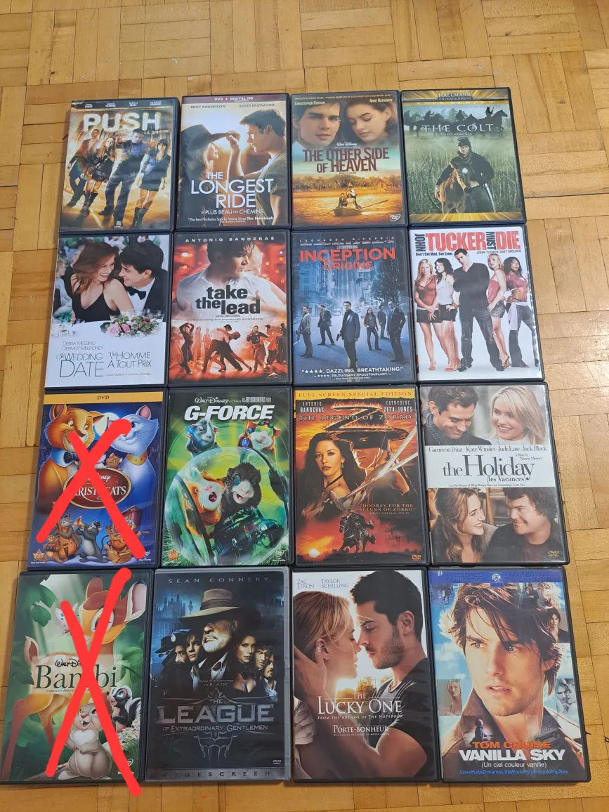 Mixed DVD Movies Lot image indicator(5)