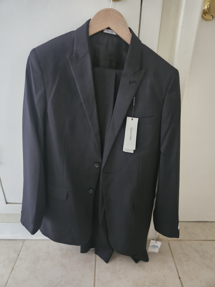 Calvin Klein Mens Small' 2-Piece Formal Suit & Pant Set 20 Long