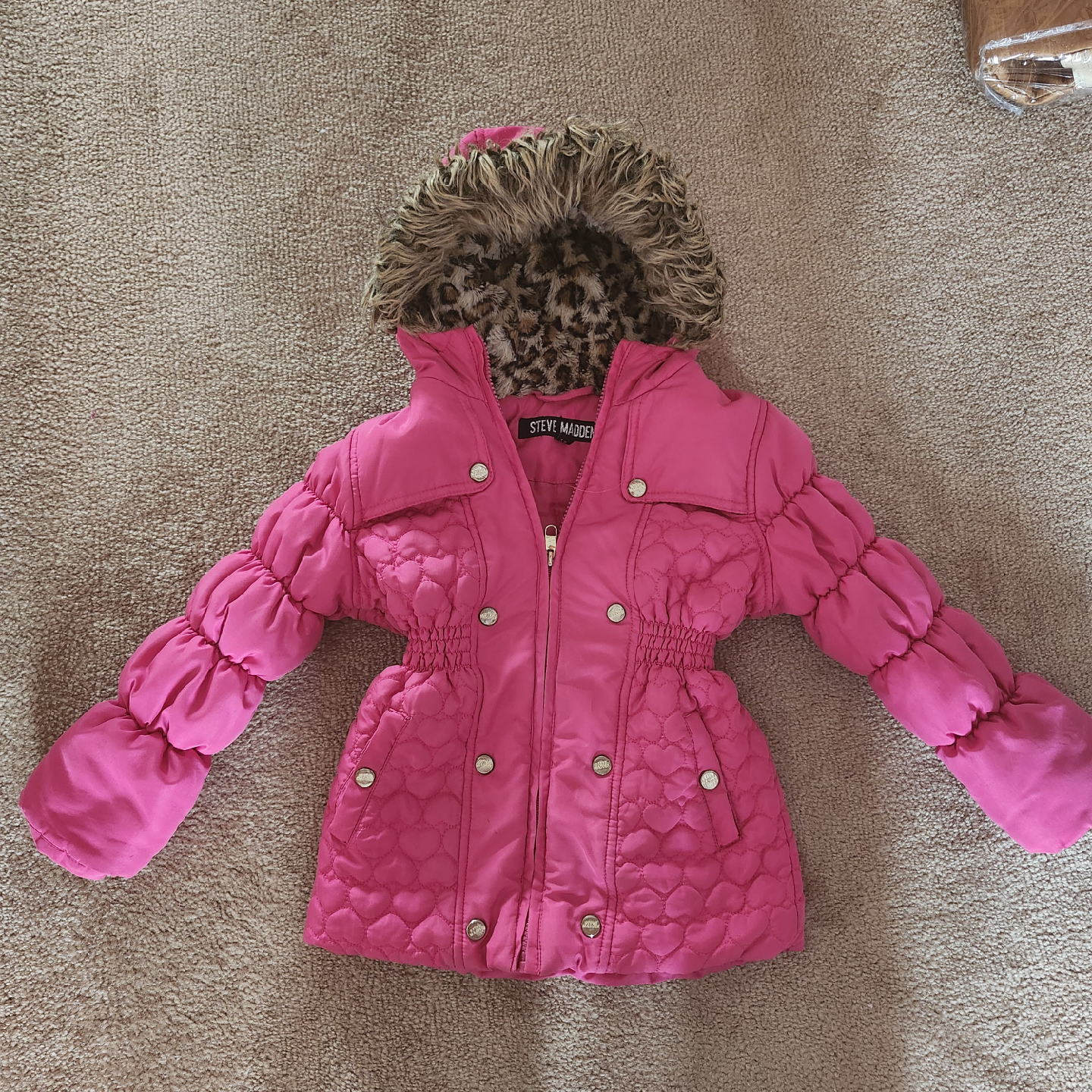 Steve Madden Kids Puffer Jacket - Size 5/6