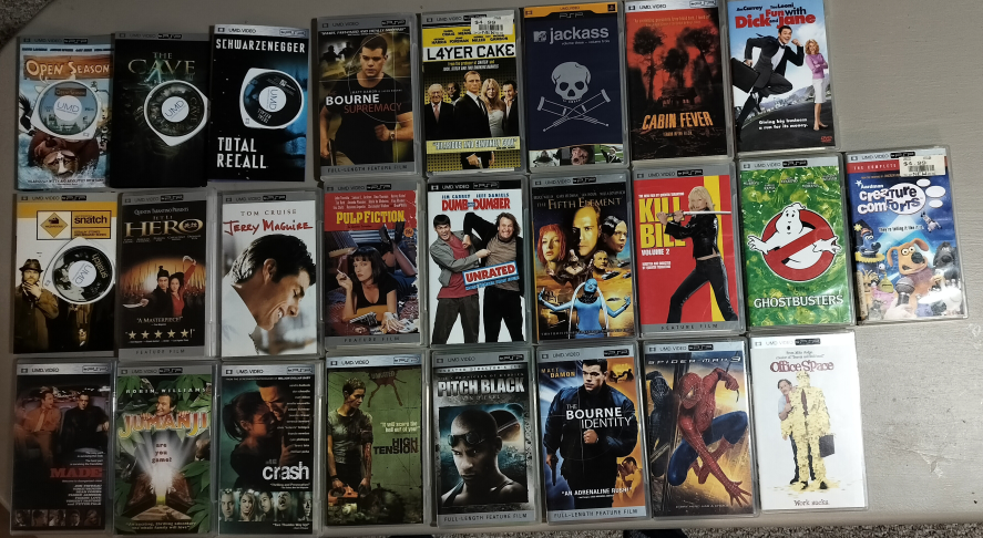PSP UMD movie lot