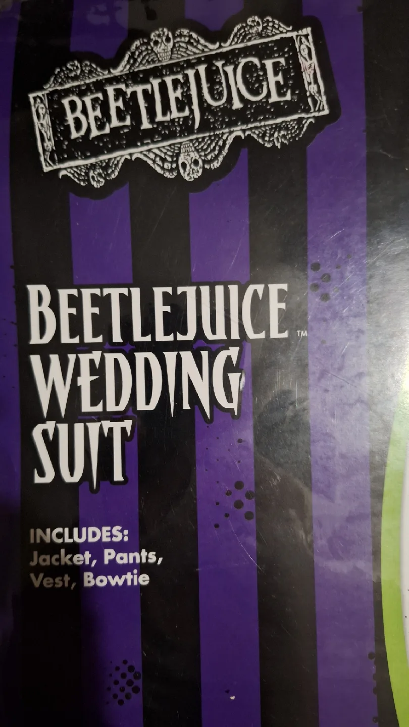 Beetlejuice Men's Wedding Suit - Adult Large image indicator(2)