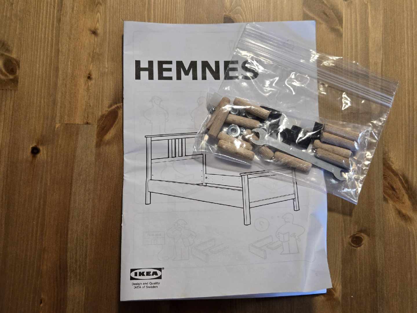 IKEA Twin Bedframe with Mattress - photo 4