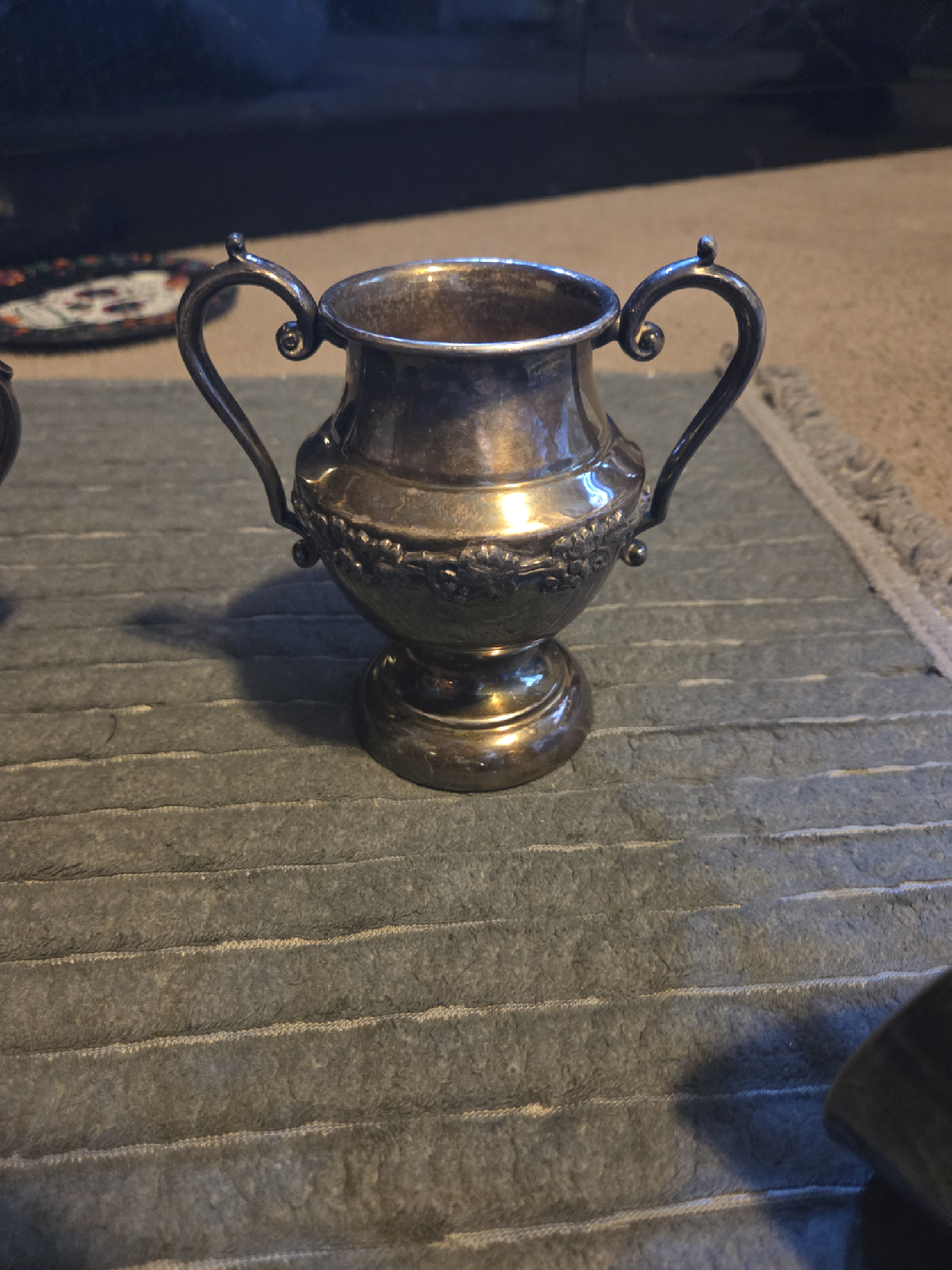 Vintage Silver Plated Creamer & Sugar Bowl Set - photo 5