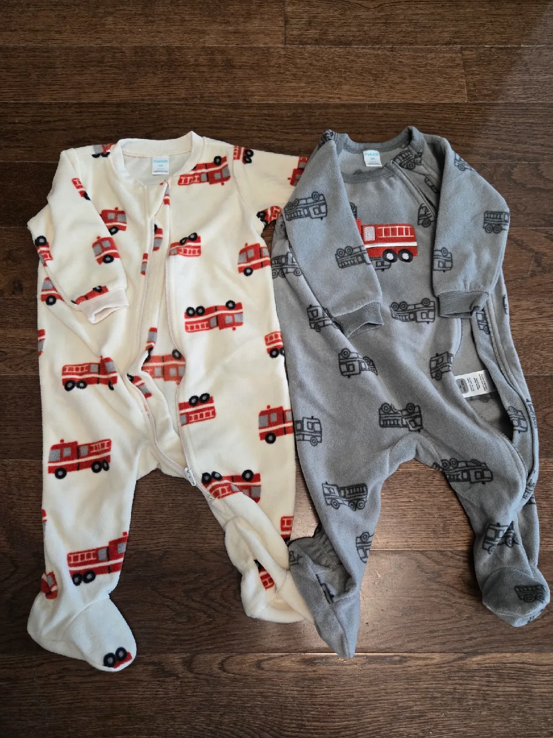 2 Baby Fleece sleepers &1 Sweater - 6 months thumbnail