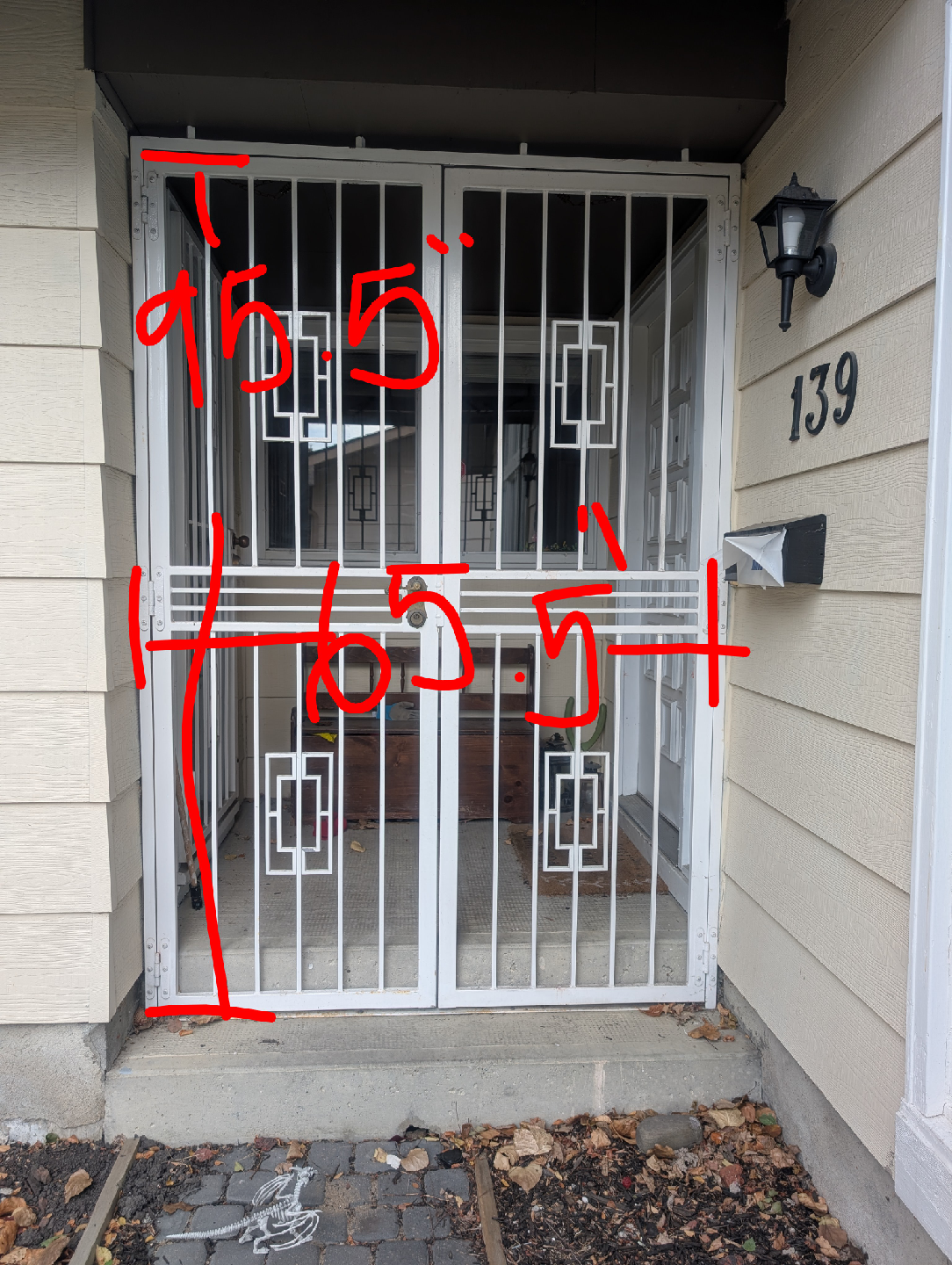 White Security Doors - photo 3