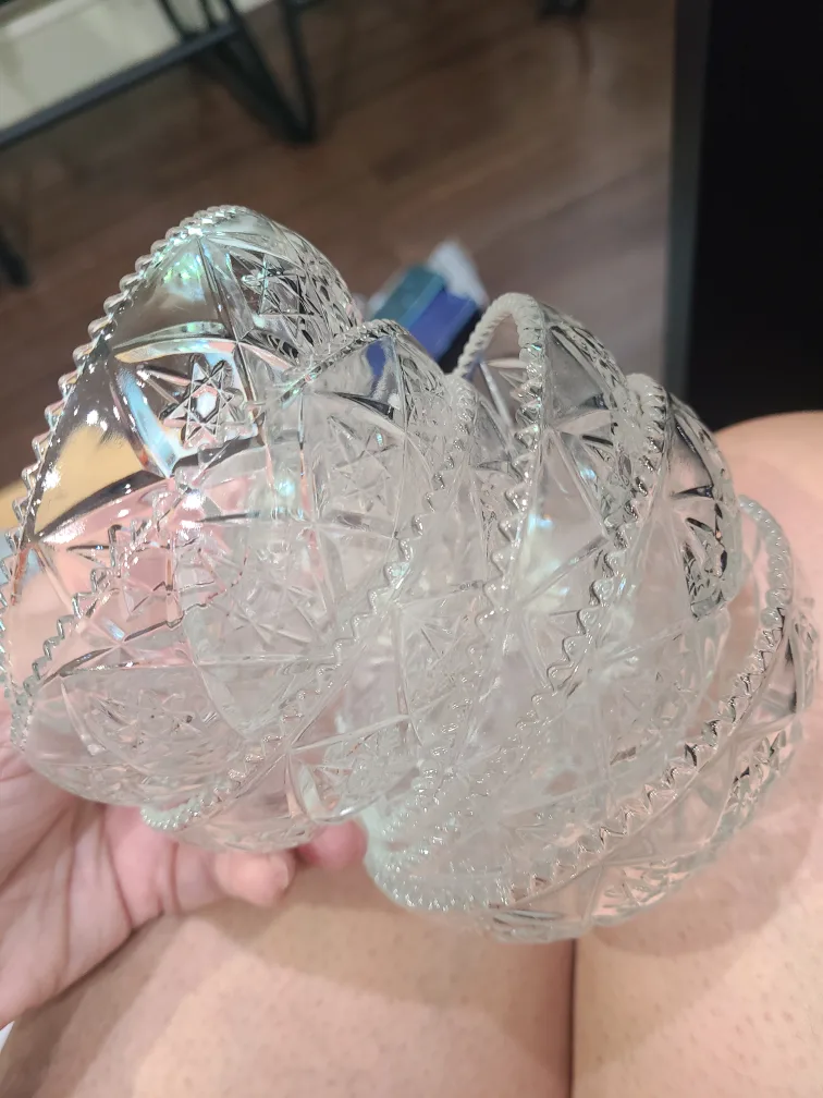 Vintage Cut Glass Candy Dishes image indicator(4)