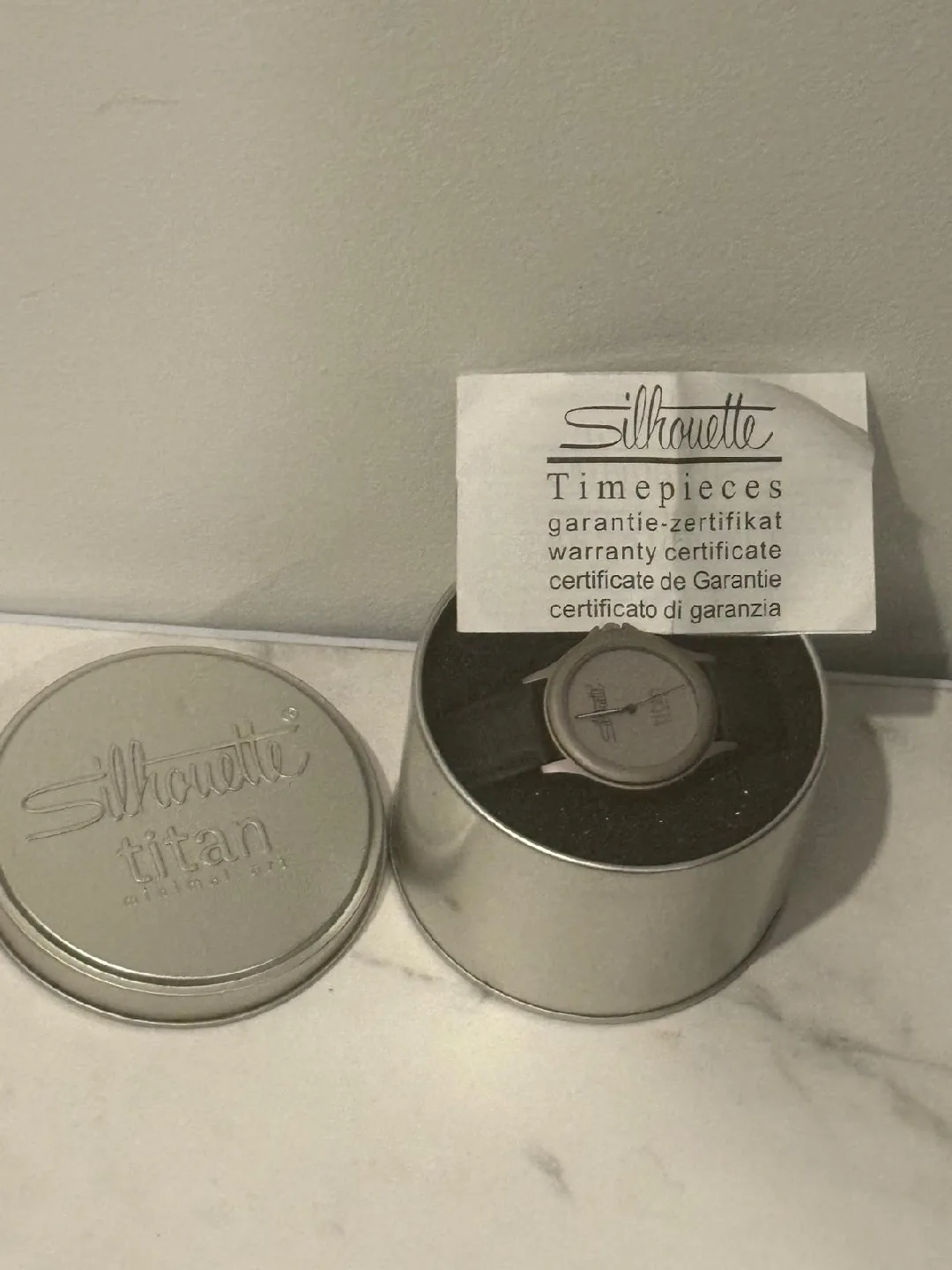 Silhouette Titan Minimal Art Watch with Box image indicator(3)