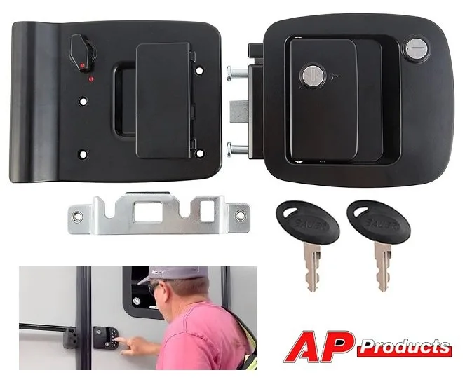 AP PRODUCTS BAUER KEY'D-A-LIKE MOTOR HOME ENTRANCE LOCK WITH KEY thumbnail