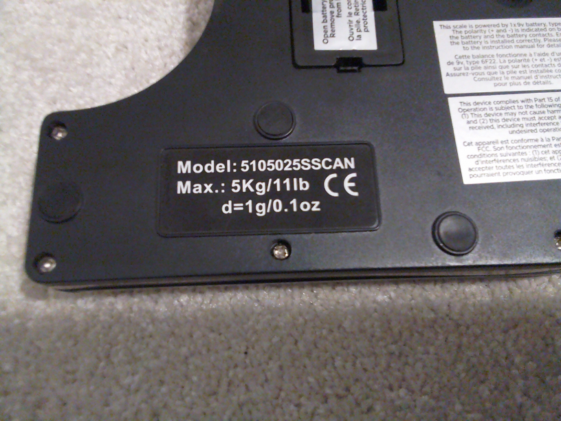 Kamenstein 5105025SSCAN Kitchen Scale - photo 3