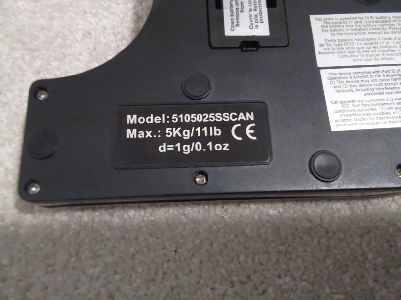 Kamenstein 5105025SSCAN Kitchen Scale image indicator(3)