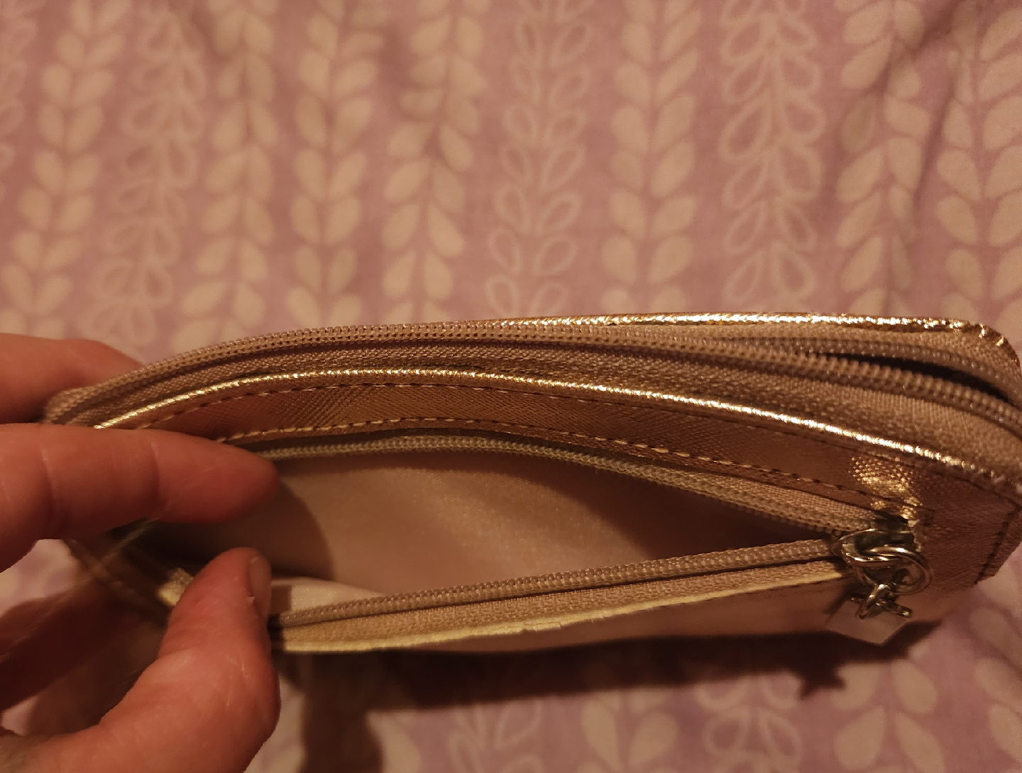Metallic Gold Wallet/Card Holder see description - photo 3