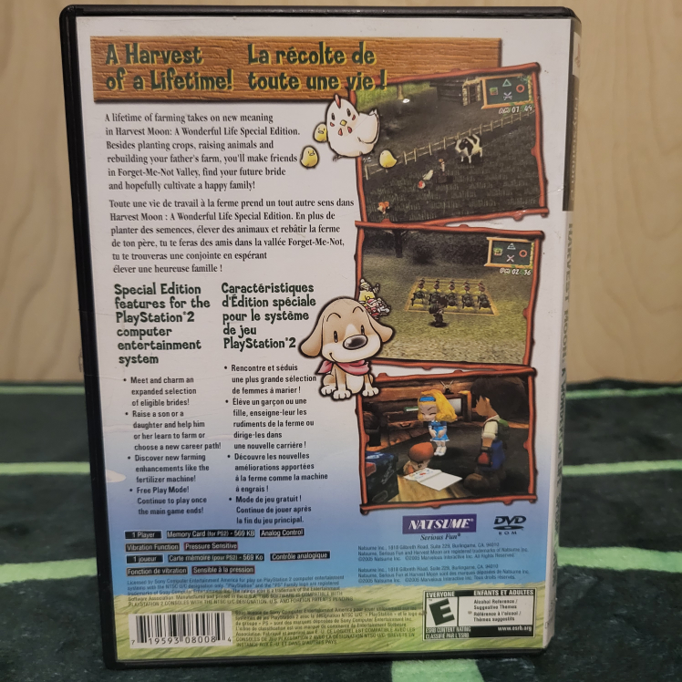 Harvest Moon: A Wonderful Life Special Edition PS2 - photo 4