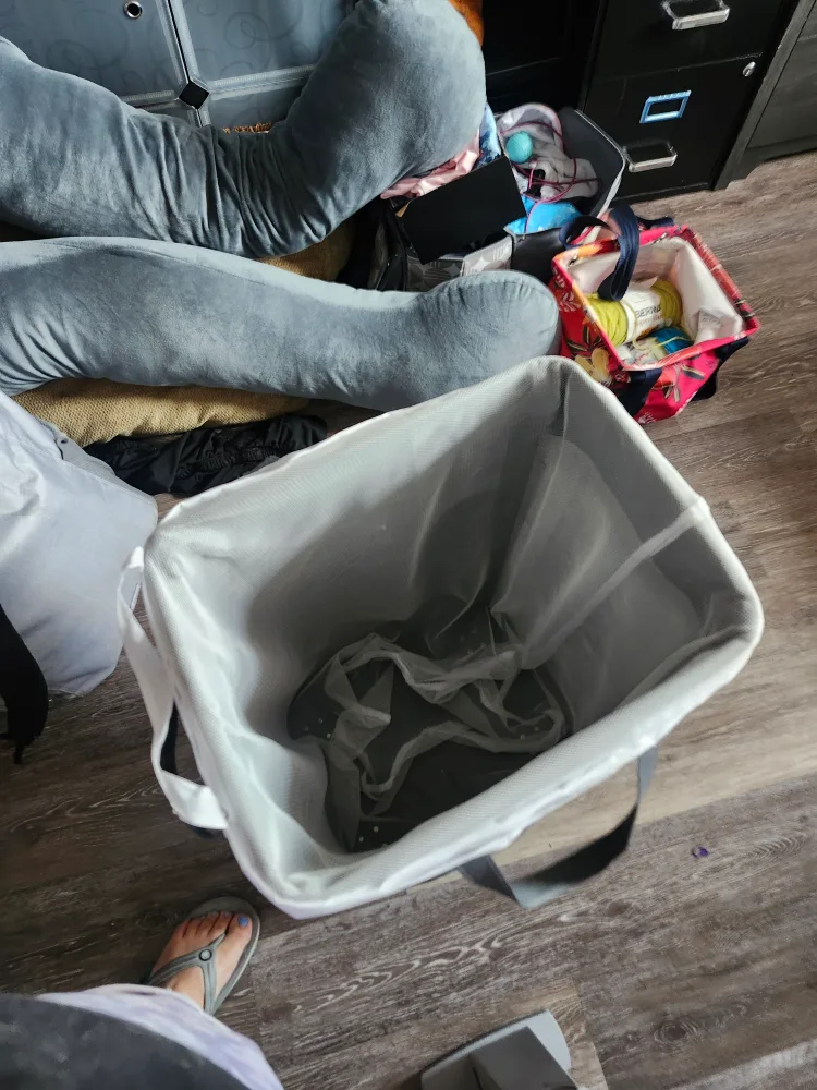 Goodpick 75L Laundry Hamper - Grey image indicator(3)