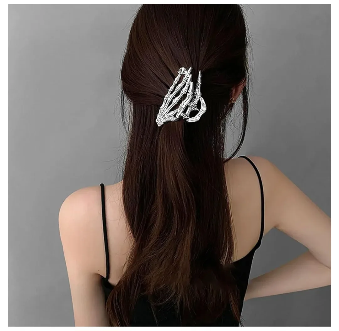 New Halloween Silver Skeleton Clip image indicator(7)