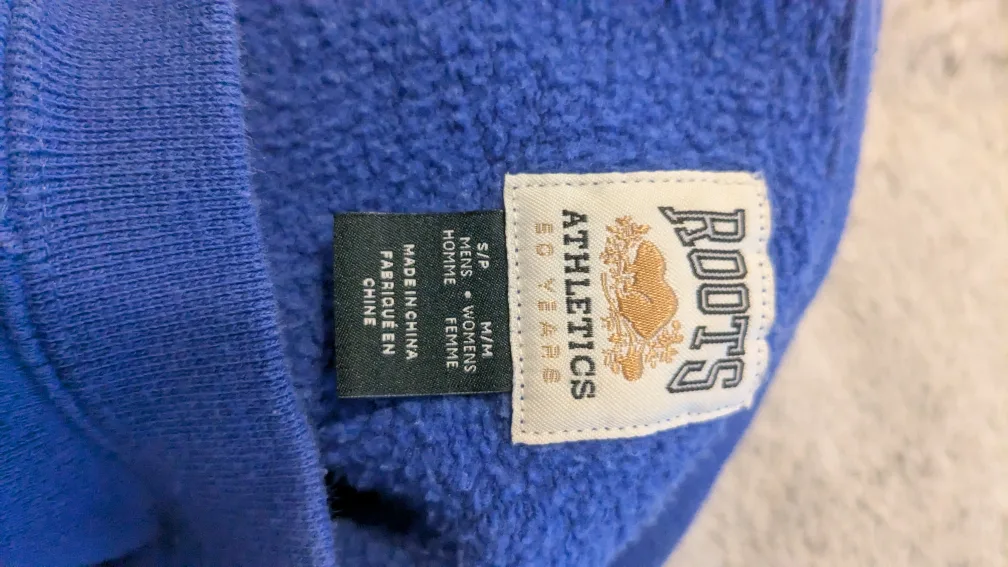 Roots Athletics Blue Crewneck Sweatshirt Size S/M image indicator(2)