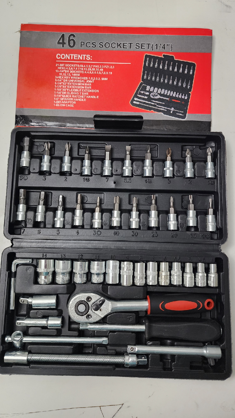 46-Piece Socket Set (1/4")
