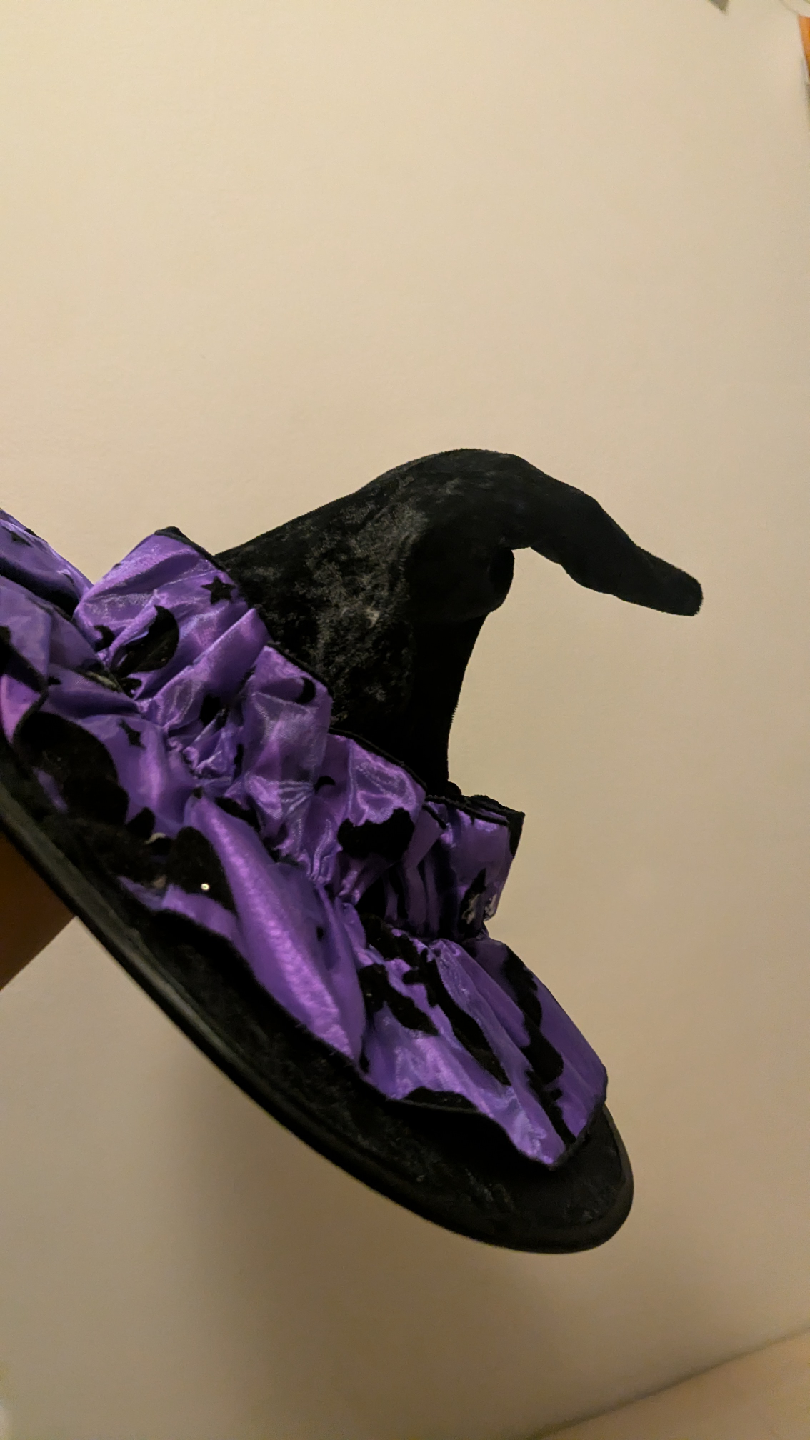 Witch Hat - Purple & Black - photo 2
