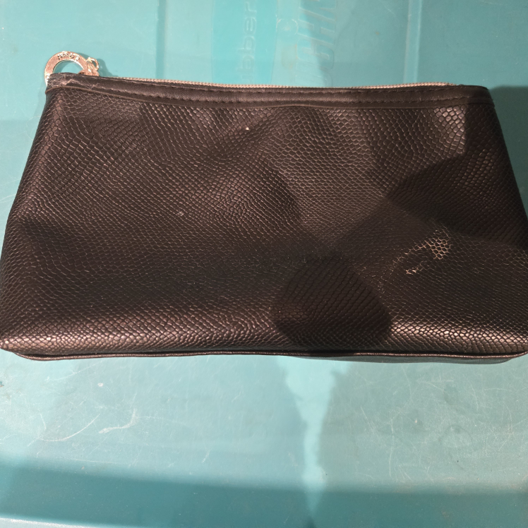 Elegant Black Cosmetic Pouch