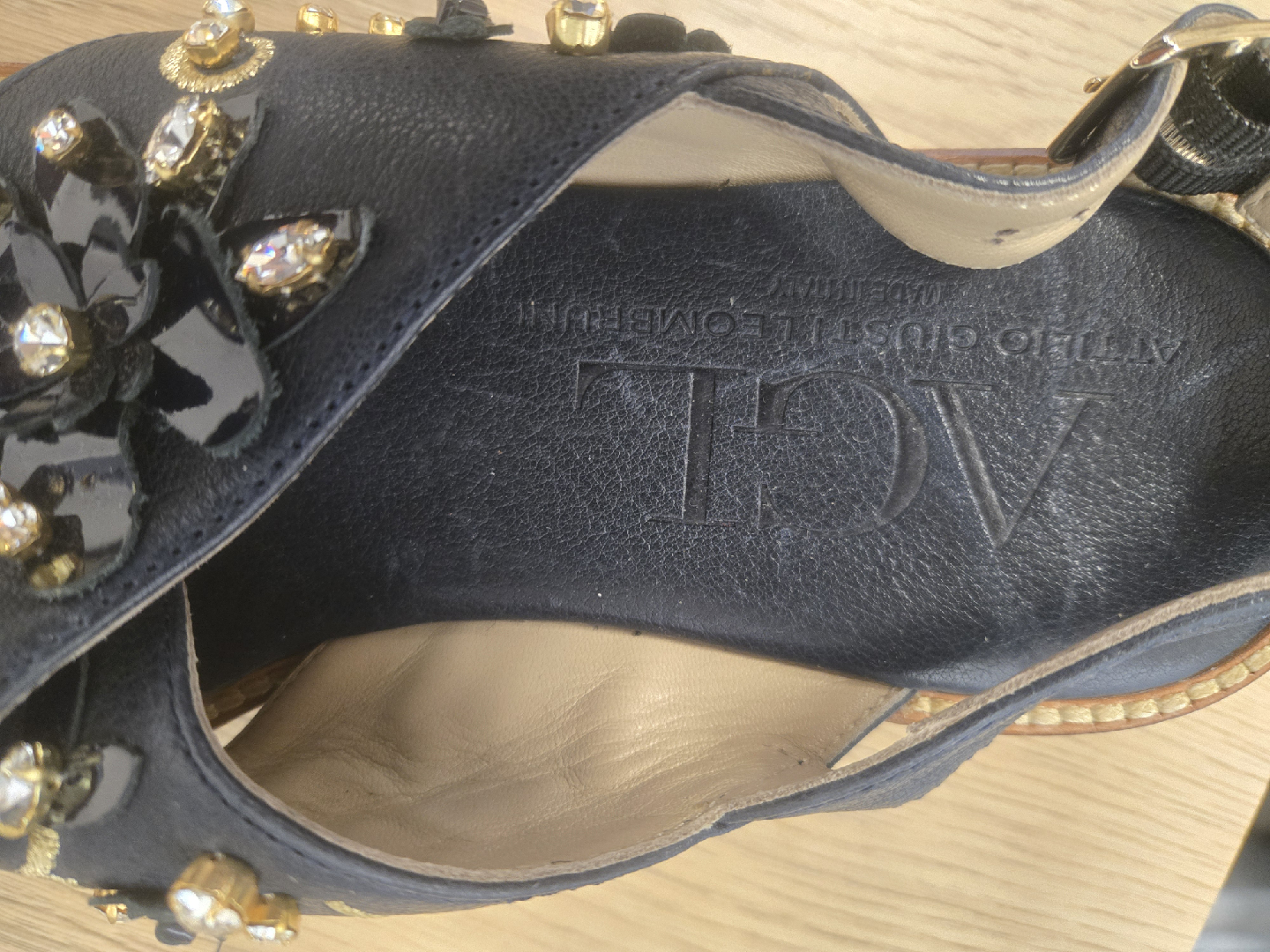 AGL Embellished Leather Sandals - photo 3