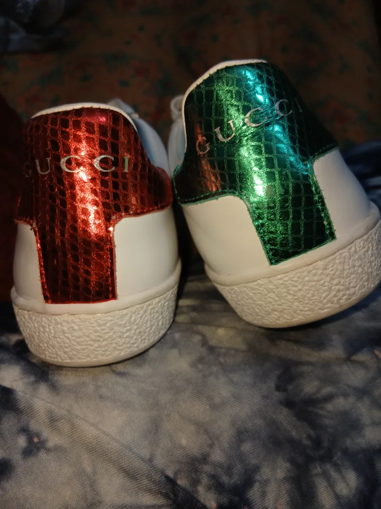Gucci White Leather Sneakers image indicator(6)