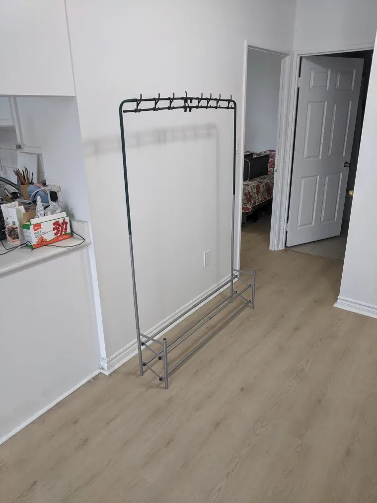 Clothes Rack with Shoe Storage image indicator(3)