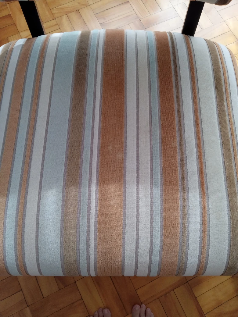 Striped Accent Chairs - Set of Two - photo 4