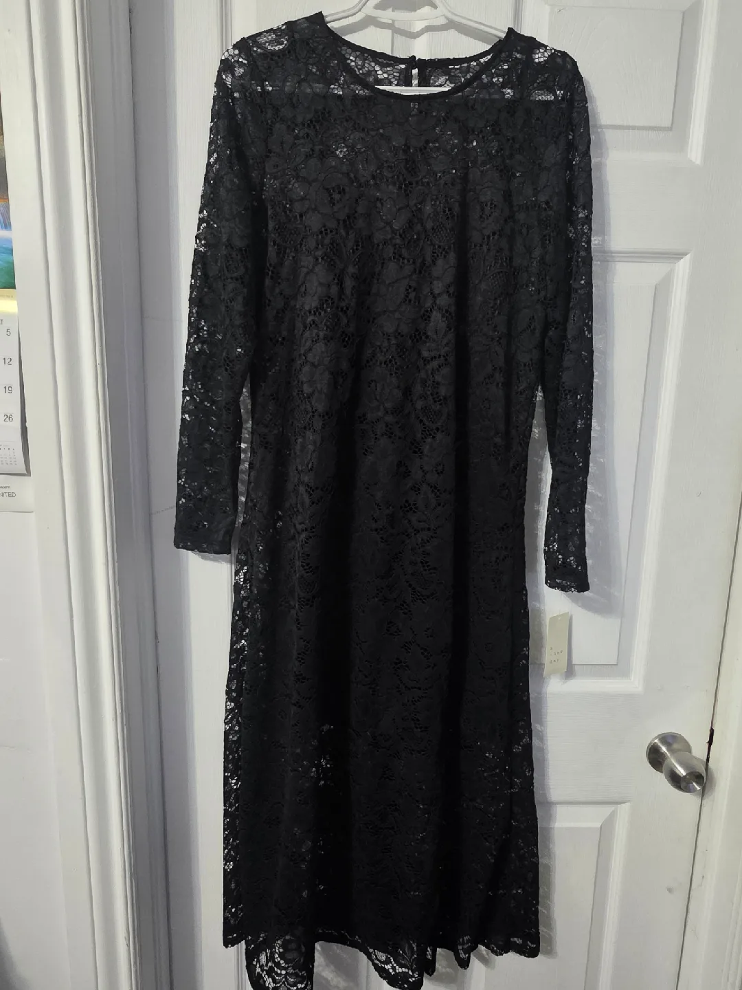 A New Day Black Lace Dress thumbnail