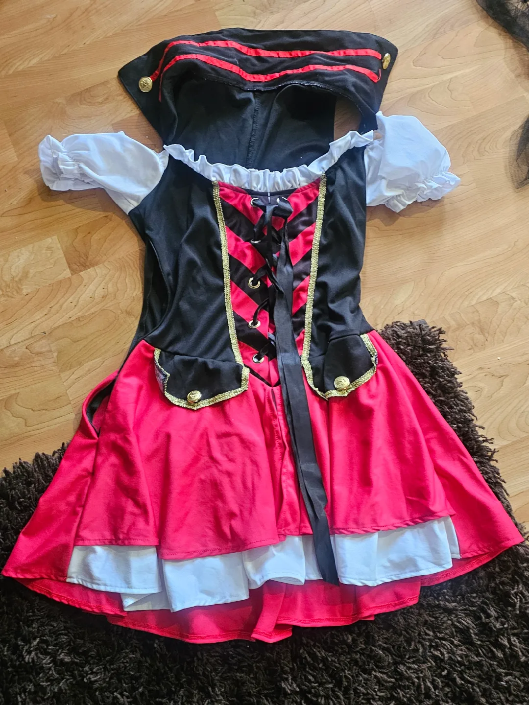 Womans Pirate Costume Dress thumbnail