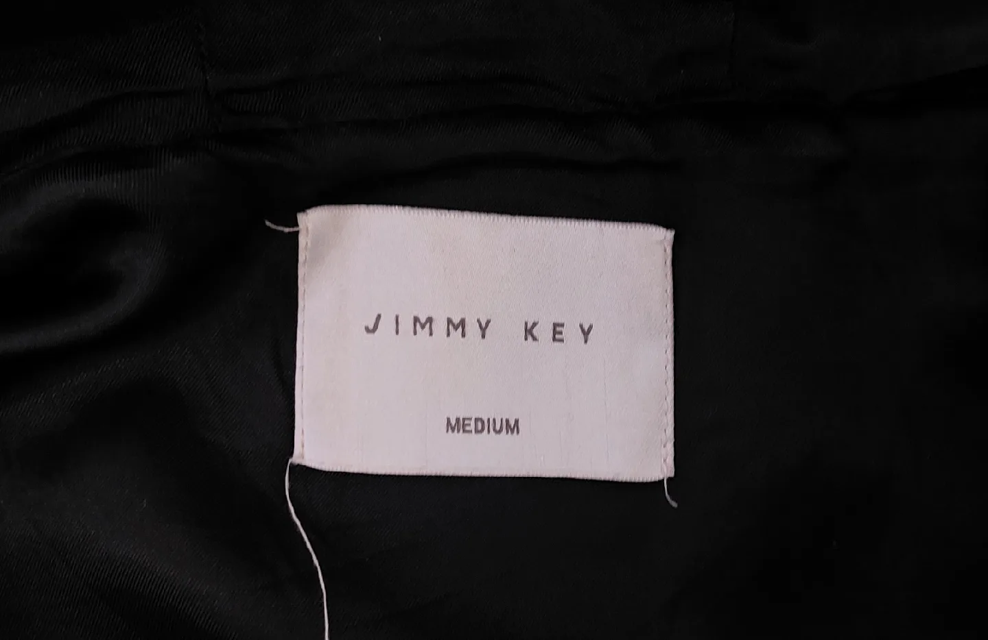 Jimmy Key Black Puffer Jacket - Medium image indicator(2)