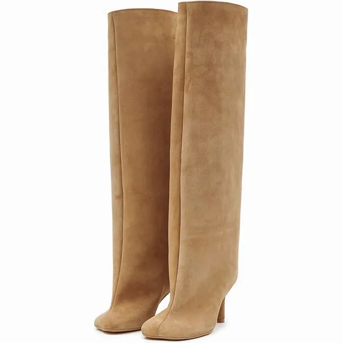 Women's Faux Suede Boots - Size 10 image indicator(6)
